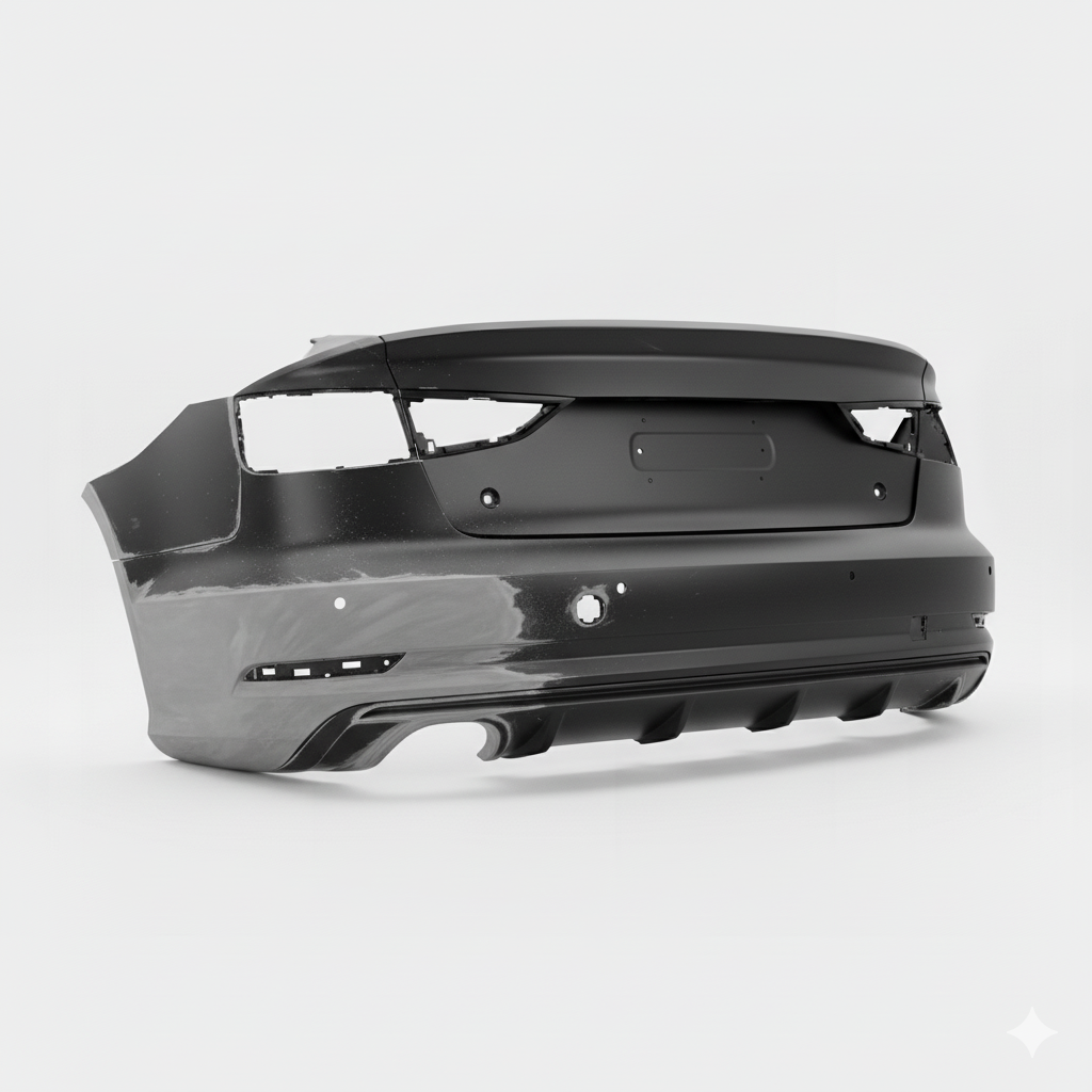 Genuine Audi A3 Rear Bumper 2018 – Repaired Condition