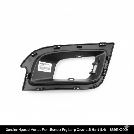 Genuine Hyundai Venue Front Bumper Fog Lamp Cover Left-Hand (LH) – 86563K3000