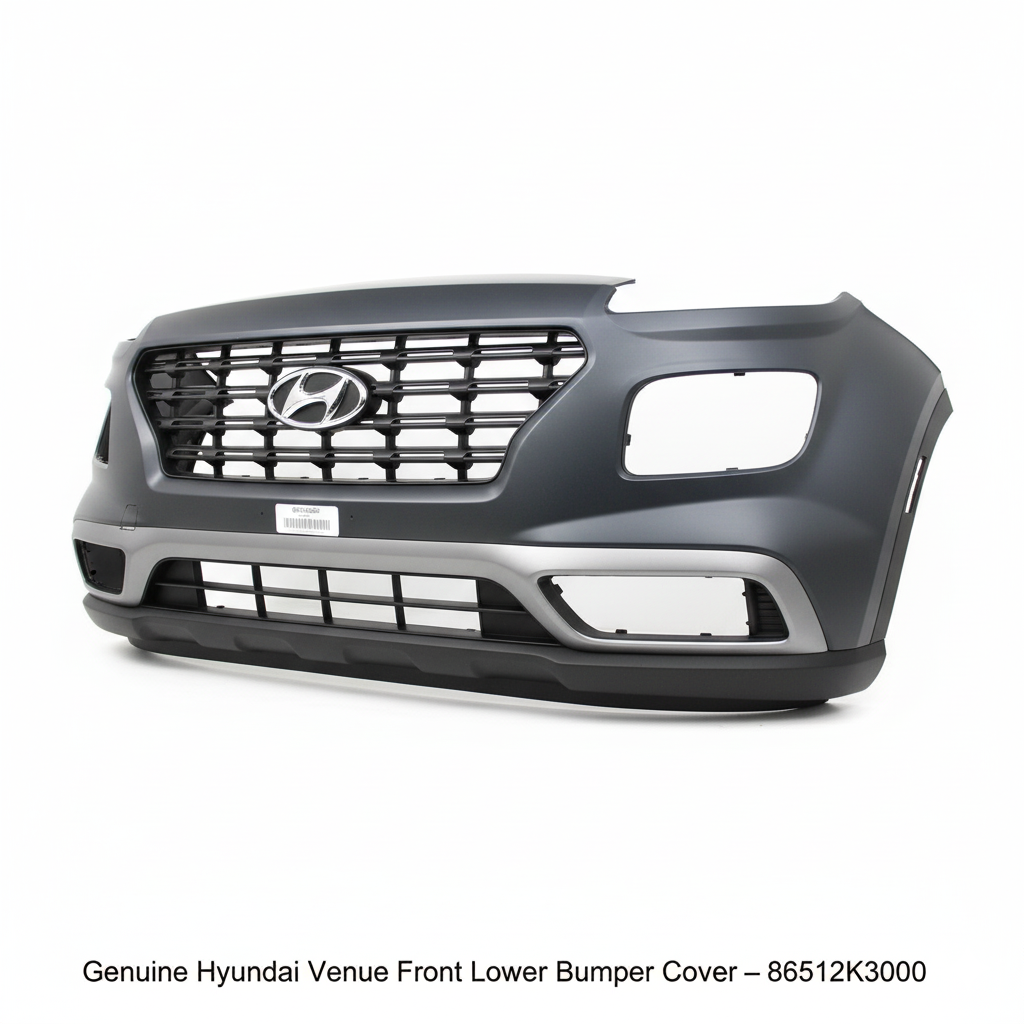 Genuine Hyundai Venue Front Lower Bumper Cover – 86512K3000
