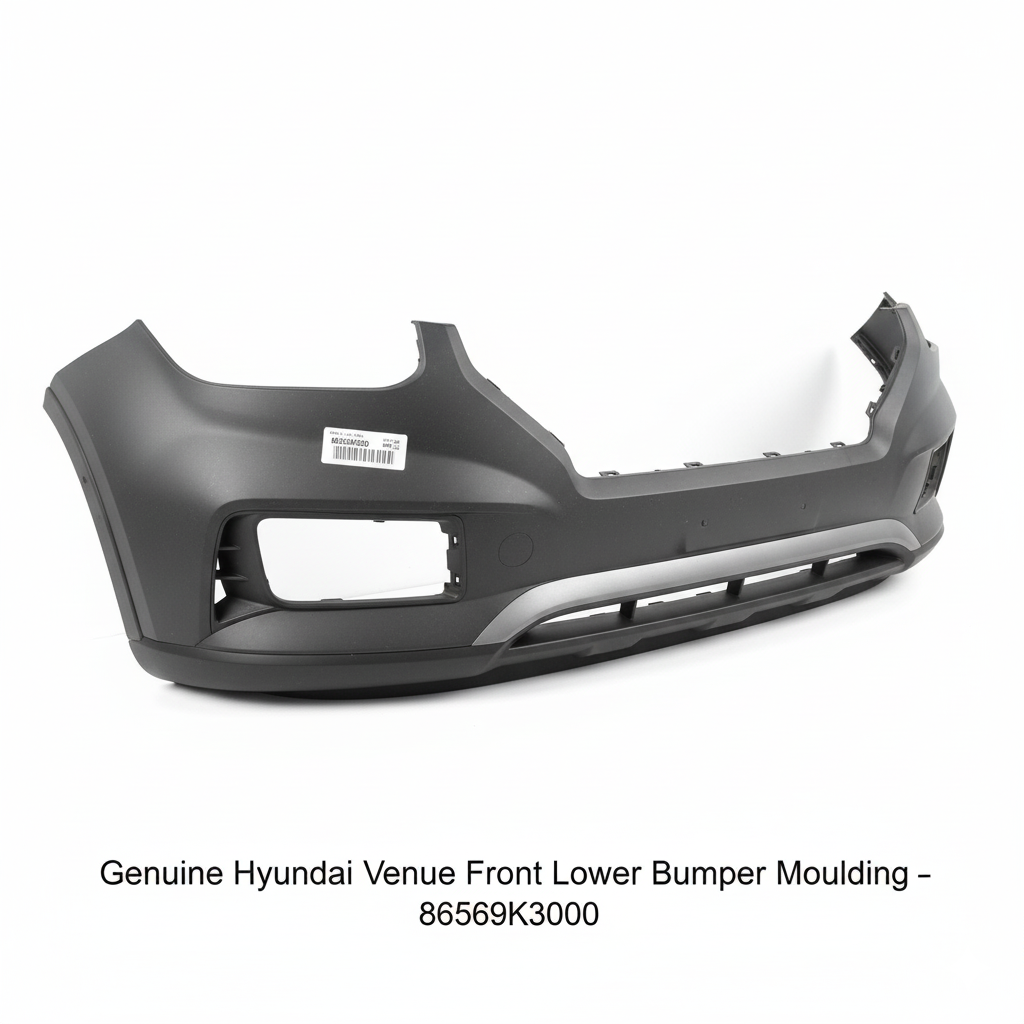 Genuine Hyundai Venue Front Lower Bumper Moulding – 86569K3000