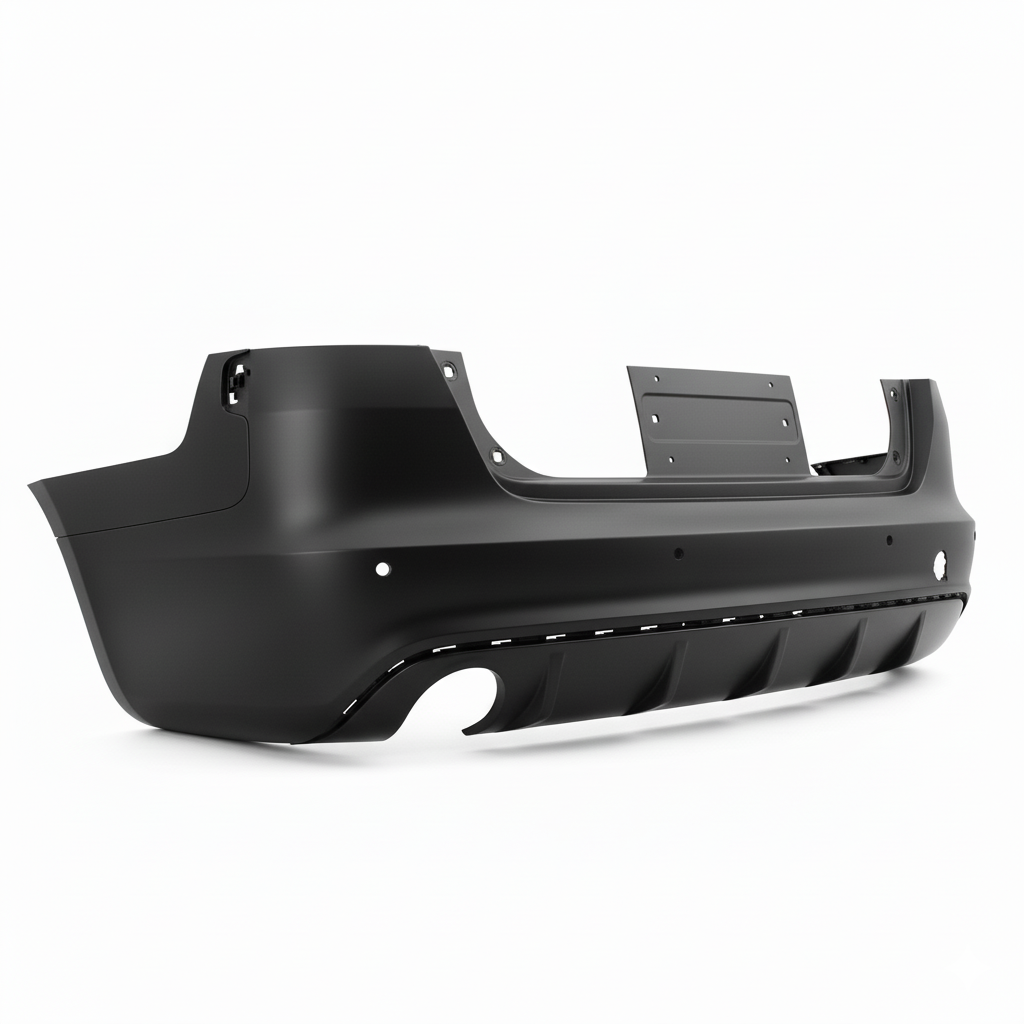 Genuine Rear Bumper for Audi A4 (2012 Model) (3)
