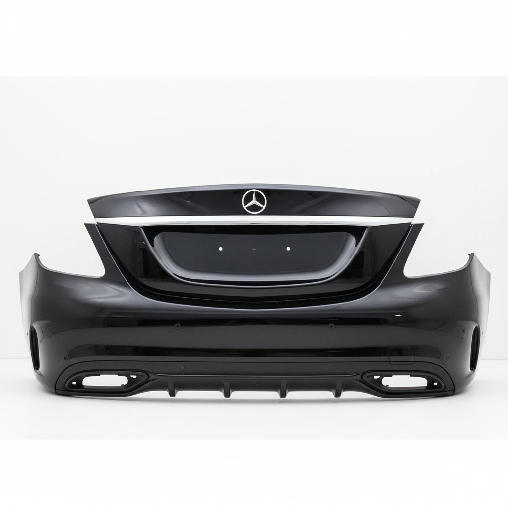 Mercedes W205 2018 Rear Bumper Direct Fit Replacement