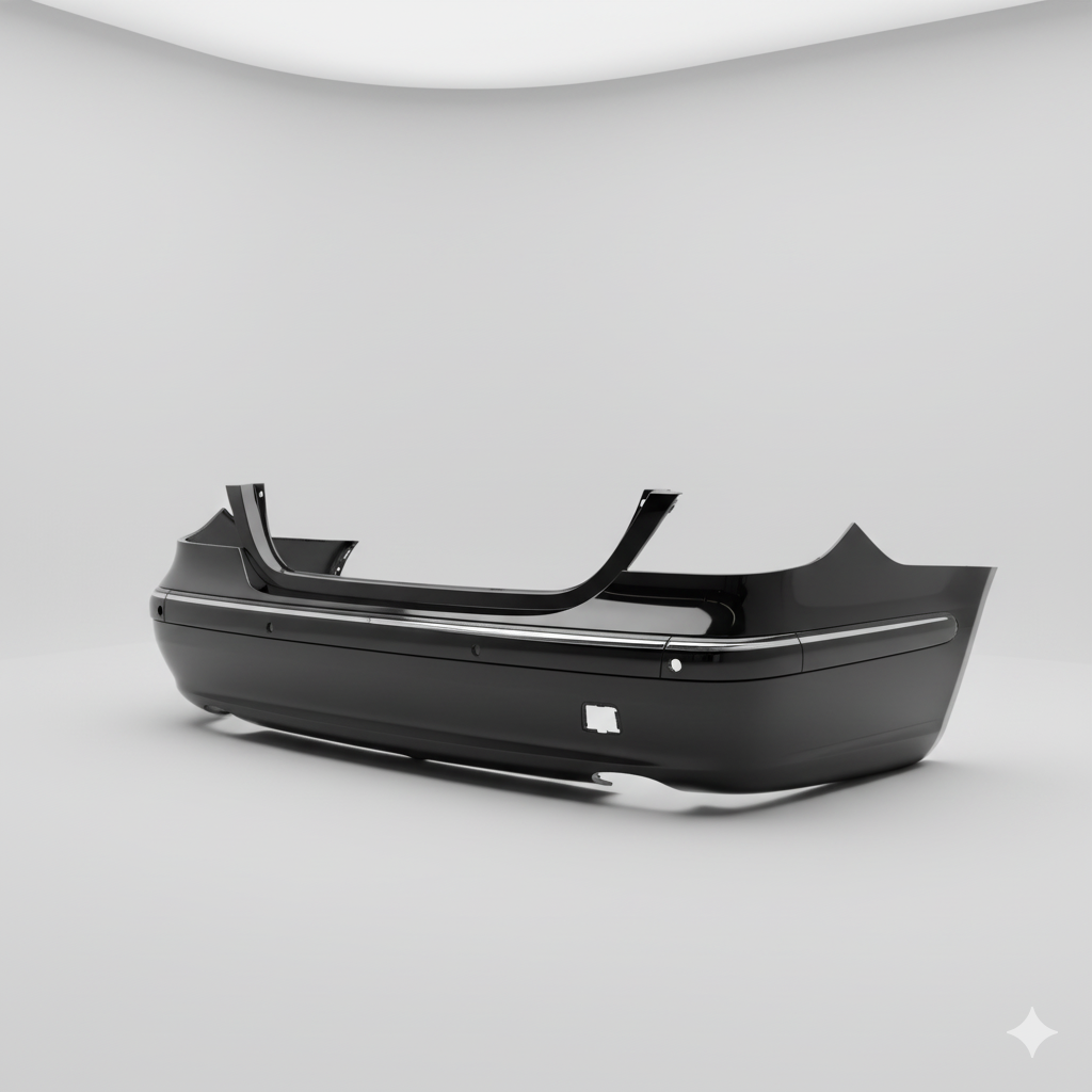Rear Bumper – Mercedes-Benz E-Class W211 2005 (Genuine OEM)