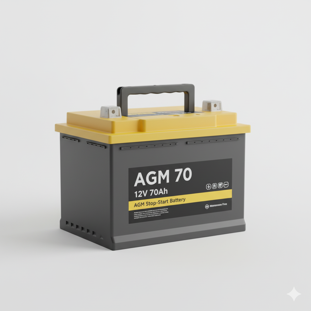 AGM 70 12V 70Ah AGM Stop-Start Battery