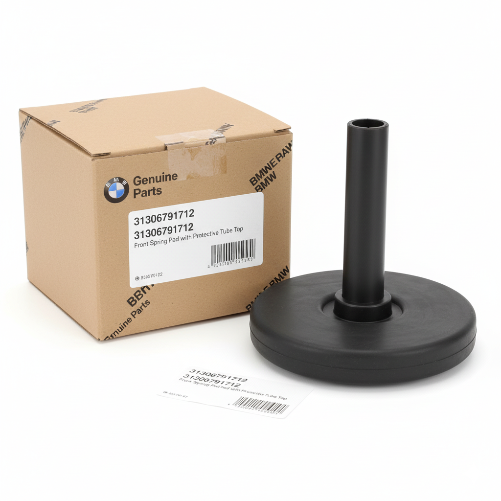 Genuine BMW Front Spring Pad with Protective Tube Top 31306791712