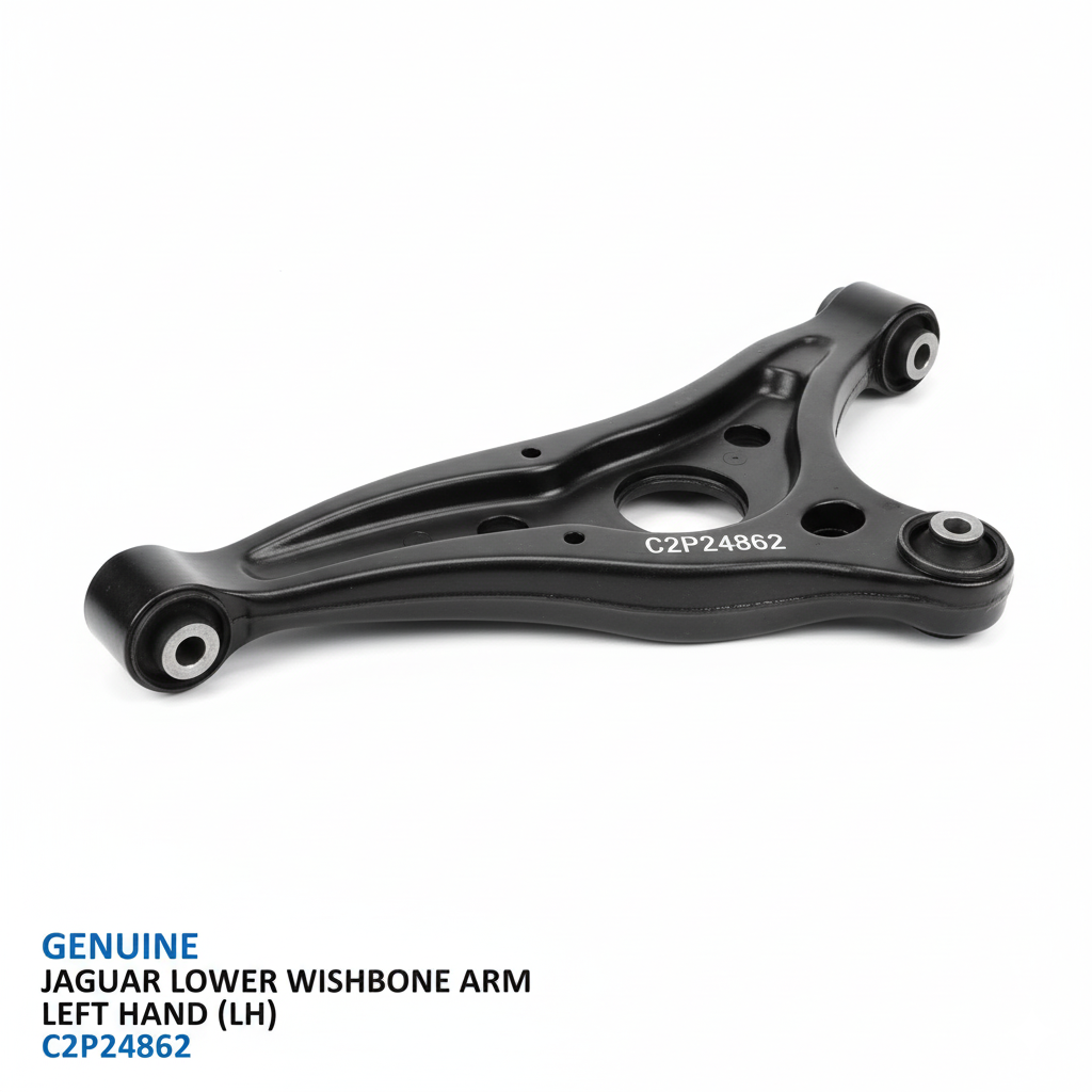 Genuine Jaguar Lower Wishbone Arm Left Hand (LH) C2P24862 – OEM Front Suspension Control Arm Precision Fit & Durable Performance