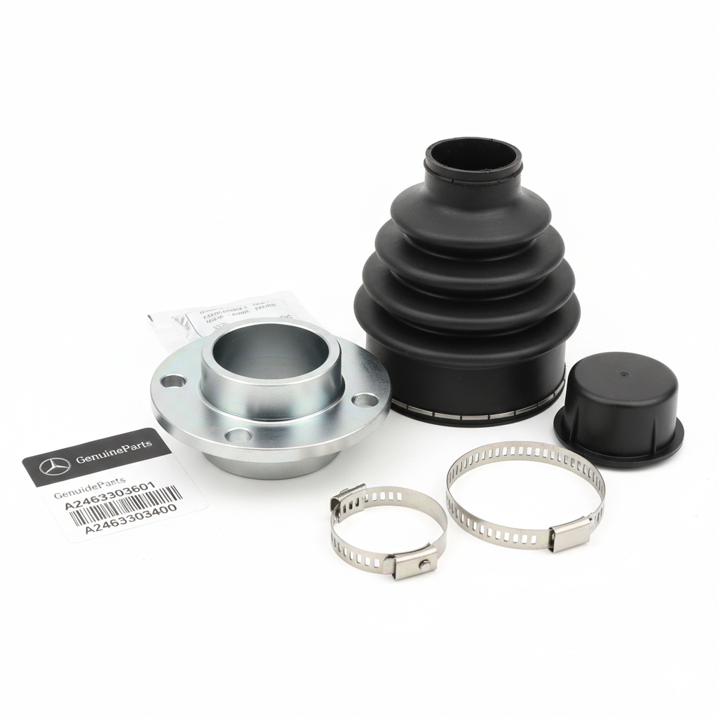 Genuine LHS Inner Axle Boot Kit A2463303601 : A2463303400