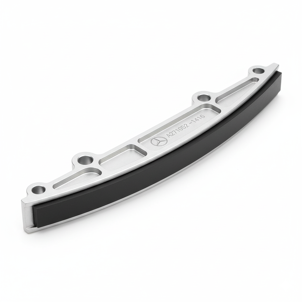 Genuine Mercedes-Benz Chain Slide Rail A2710521416 ensures proper timing chain guidance, reducing friction, noise, and wear for long-lasting engine performance.