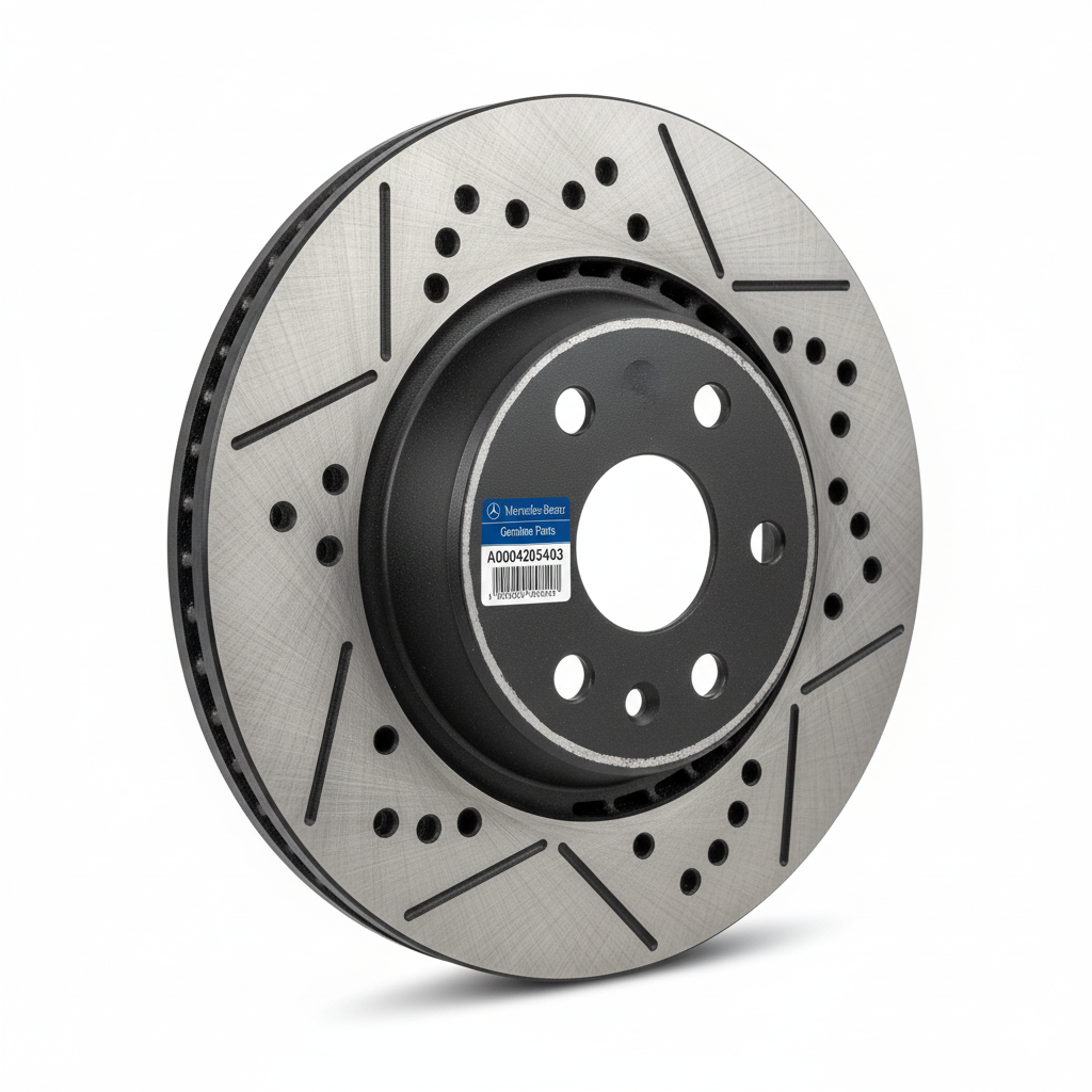 Genuine Mercedes-Benz Front Brake Disc A0004207200 A0004205403