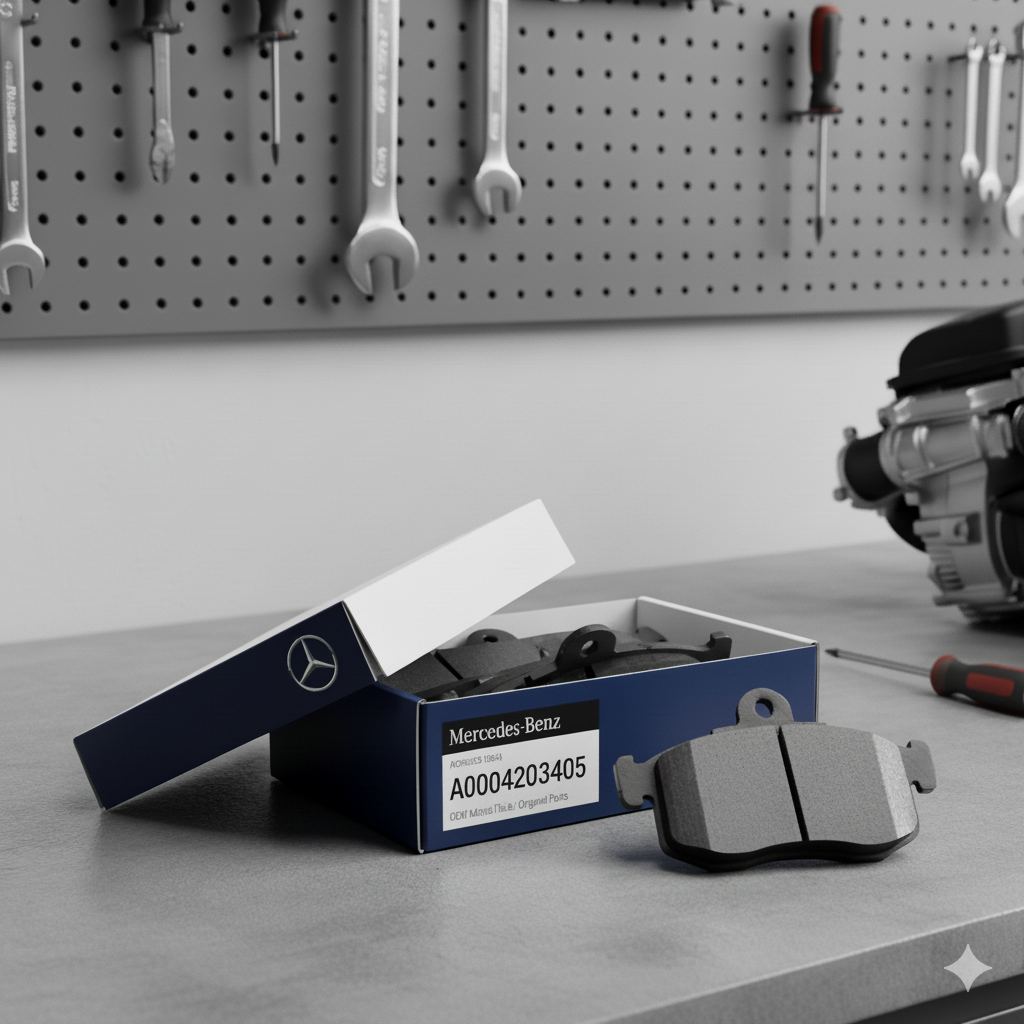 Genuine Mercedes Brake Pads A000 420 68 03 – Front Axle