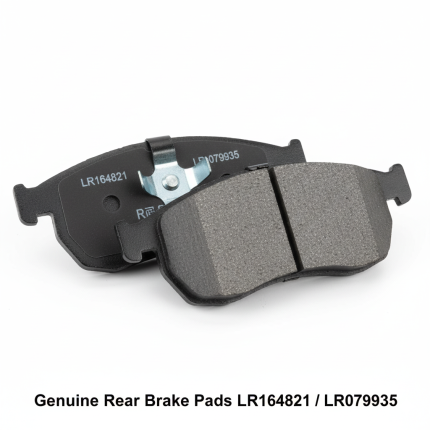 Genuine Rear Brake Pads LR164821 / LR079935 – OEM Land Rover Rear Brake Pad Set | High-Performance Stopping Power, Low Dust, Long Life & Perfect Fit Replacement