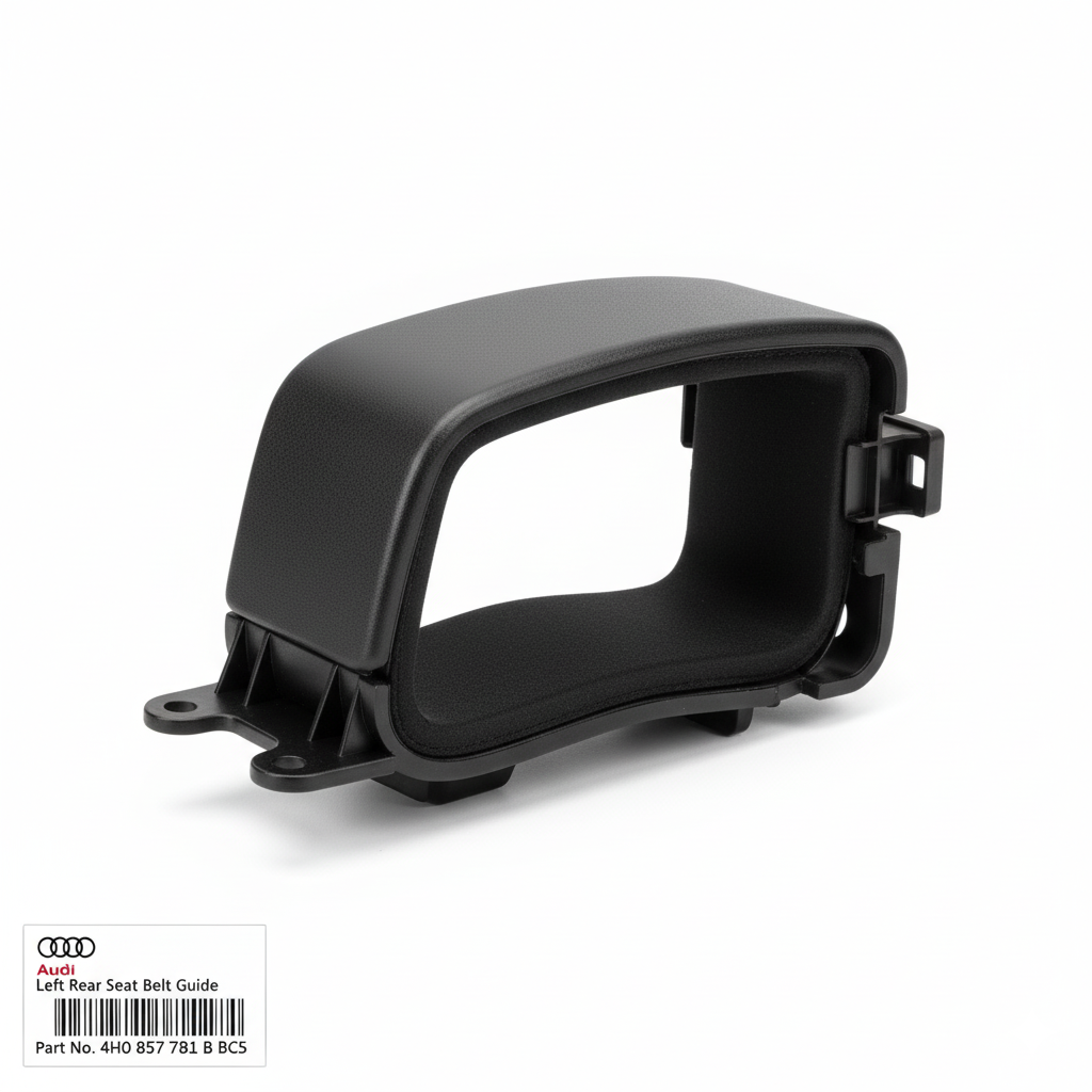 Left Rear Seat Belt Guide – Audi (Part No. 4H0 857 781 B BC5)