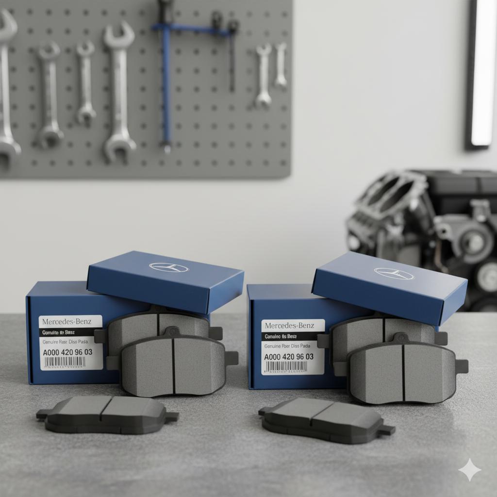 Mercedes-Benz A0004209603 Front Brake Pad Set (2)