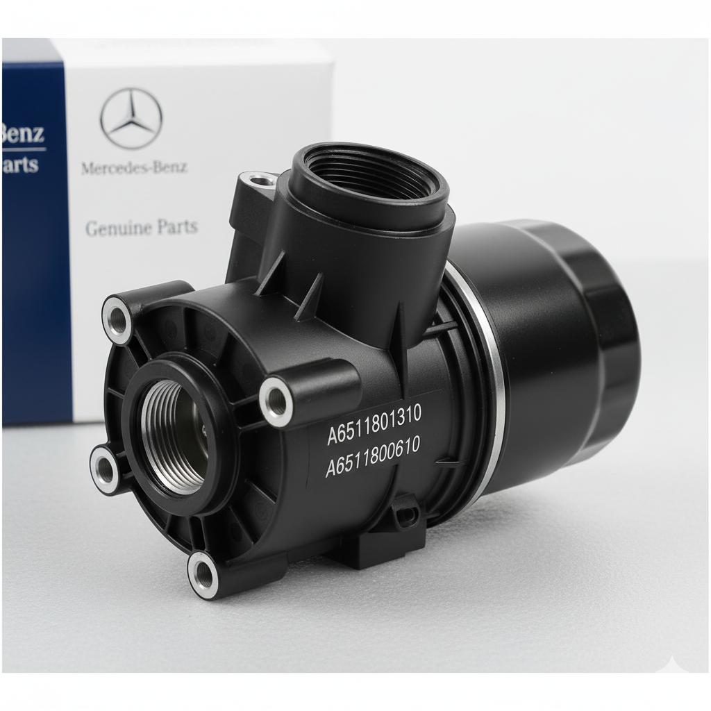 Mercedes-Benz A6511801310 A6511800610 Oil Filter Housing – Genuine Replacement