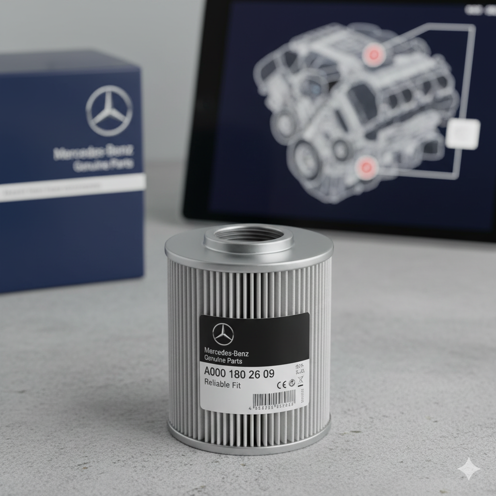 Mercedes OEM Engine Oil Filter A000 180 26 09 – Reliable Fit (2)