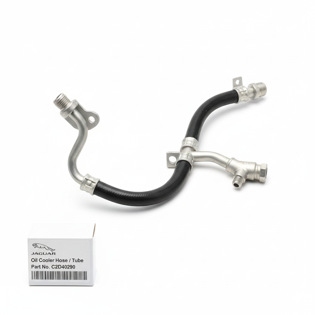 Oil Cooler Hose Tube – Jaguar (Part No. C2D40290)