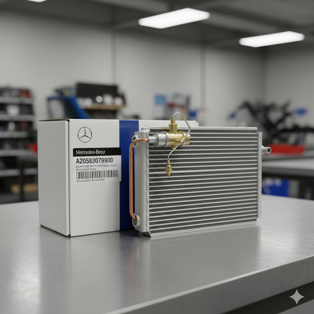 AC Evaporator with Expansion Valve – A2058307900