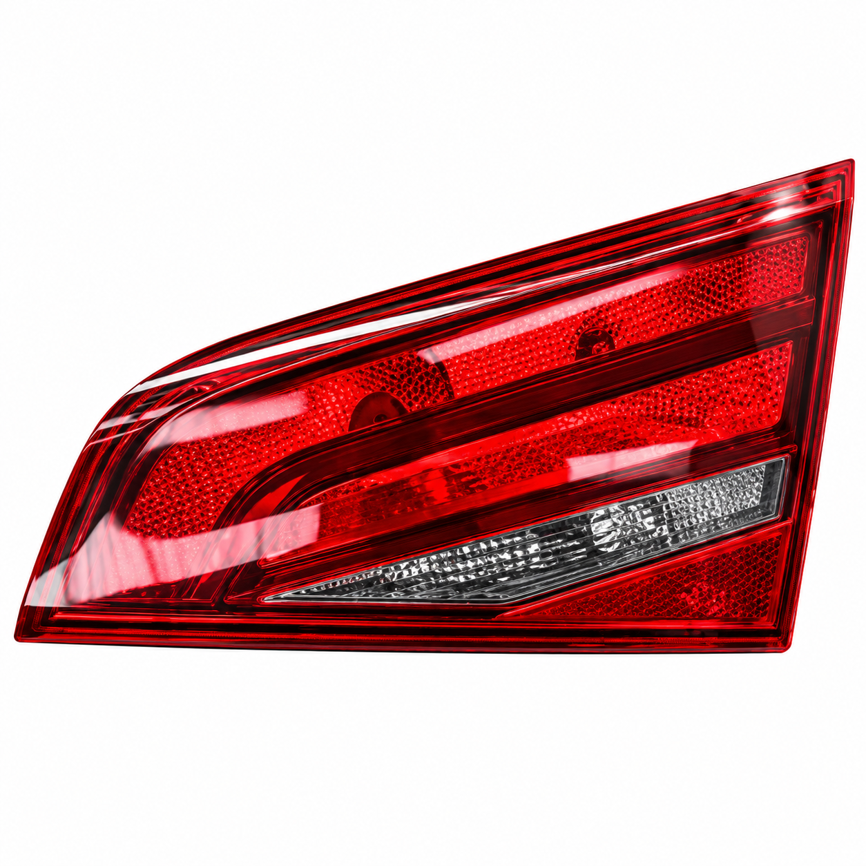 Angular Red Automotive Tail Light Assembly