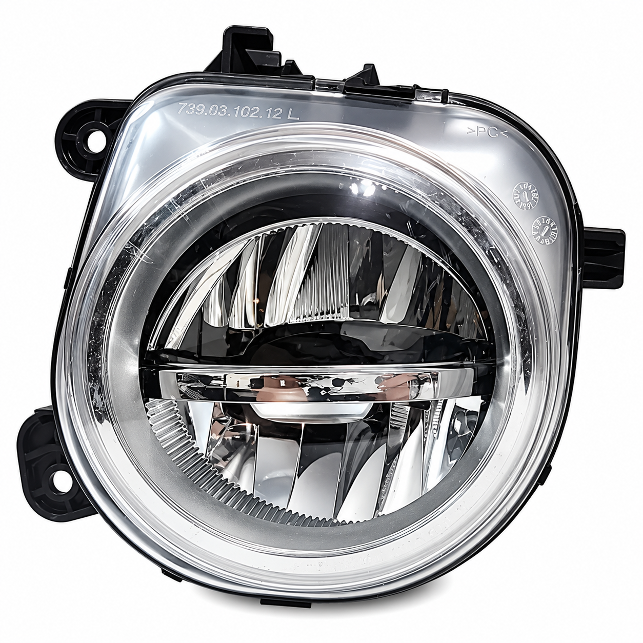 Automotive Fog Light Assembly Close-Up