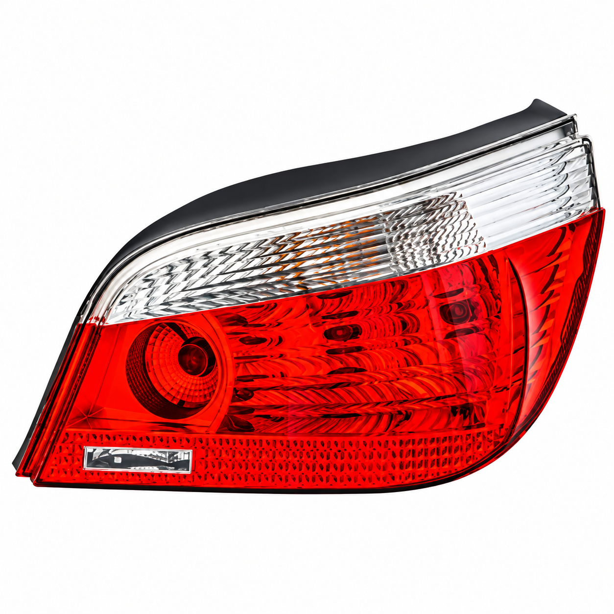 Automotive Red and Clear Taillight Assembly