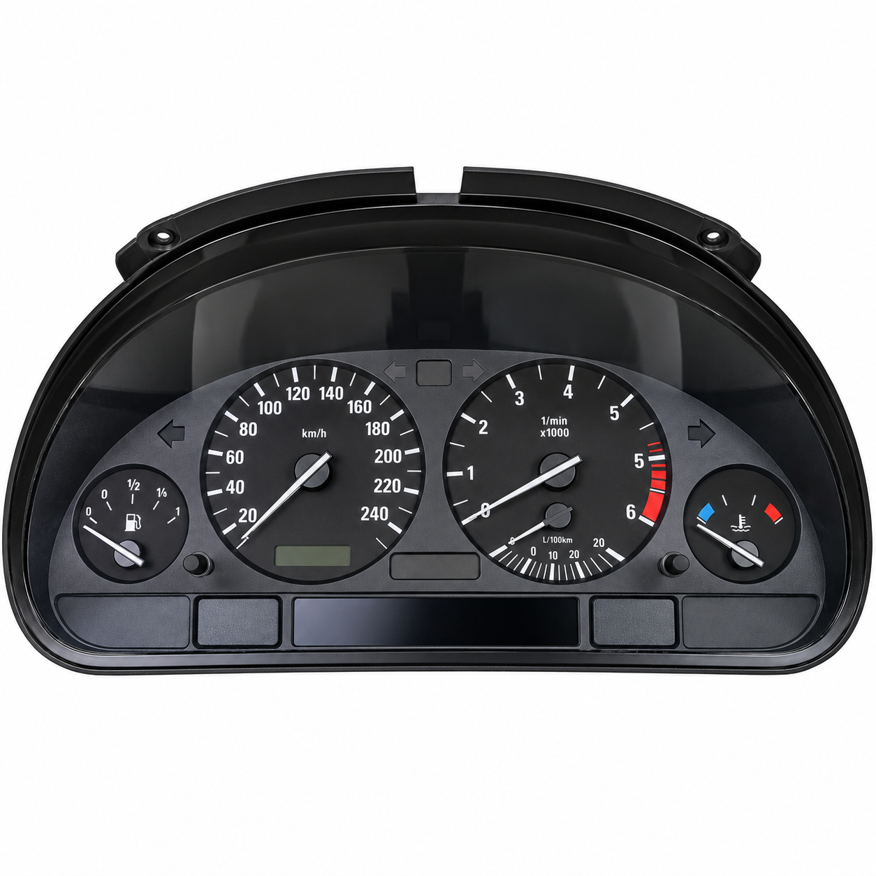 BMW-Style Analog Instrument Cluster