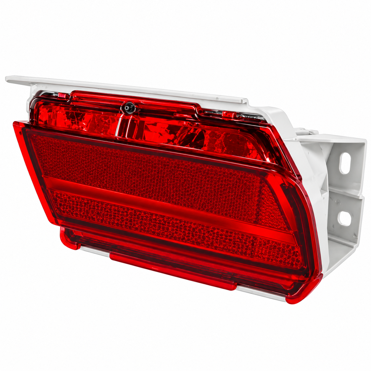 Glossy Red Automotive Taillight Reflector