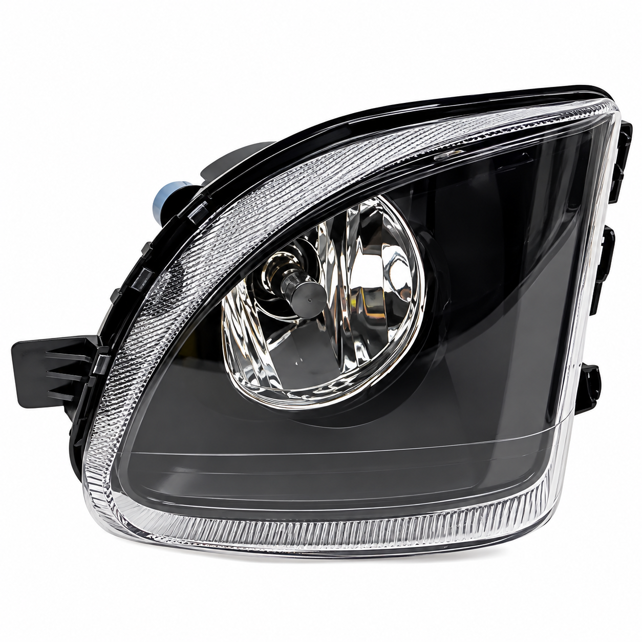 Modern Chrome Automotive Headlight Assembly