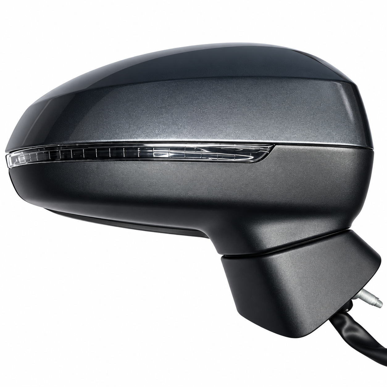 Sleek Charcoal Car Side Mirror
